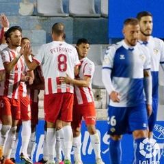 Aprobados y suspensos del Almería: Ramazani, la cara; Peybernes, la cruz