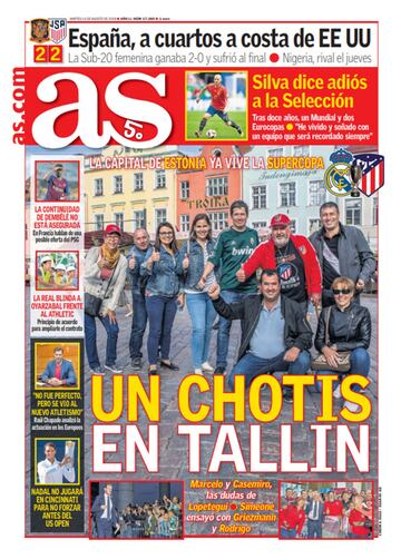 Las portadas de AS de agosto