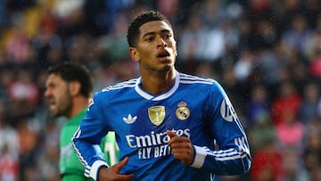 Jude Bellingham, jugador del Real Madrid, durante un partido.