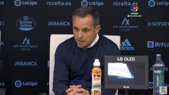 Rueda de prensa de Sergi Barjuan tras el Celta 3 - Barcelona 3