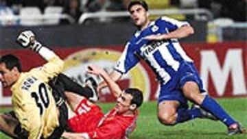 <b>TAMBIÉN MARCA DIEGO</B>. Tristán esta vez fue titular y, después de intentarlo varias veces, consiguió el gol del triunfo cuando parecía imposible.