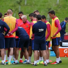 Vuelta a trabajo: El Barça ya suda en Saint George’s Park