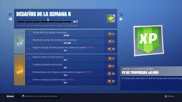 Fortnite Battle Royale: Desafíos de la Semana 6 de la Temporada 5