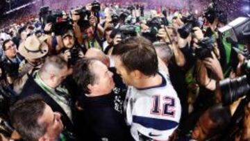 Bill Belichick y Tom Brady.