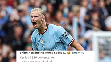 Benzema ‘coquetea’ con Haaland