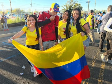 Hinchas de la Selección Colombia en Nueva Jersey listos para el debut de Néstor Lorenzo.