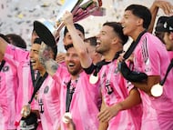 Lionel Messi leads the Herons to a first-ever championship in the final game for both Sergio Busquets and Jordi Alba.