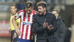 Llorente con el Cholo, uno de sus intocables. 