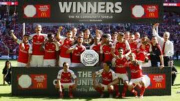 Arsenal festeja por segundo a&ntilde;o consecutivo la Community Shield