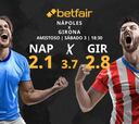 SSC Napoli vs. Girona FC: horario, TV, pronósticos y estadísticas
