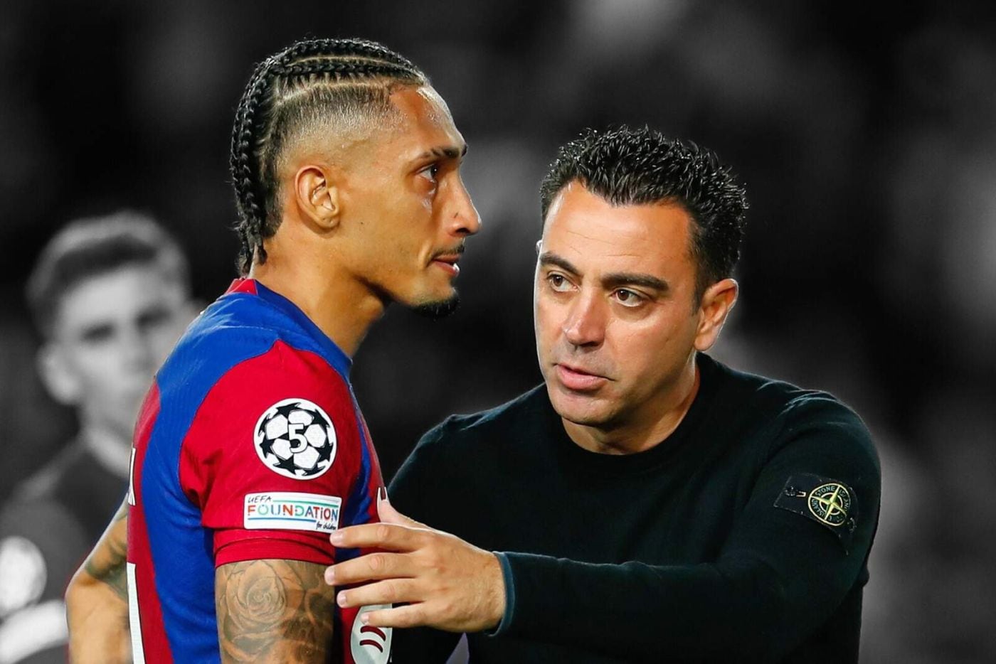 Raphinha carga contra Xavi: Jugaba cuando no haba otro