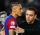 Raphinha carga contra Xavi: “Jugaba cuando no había otro”