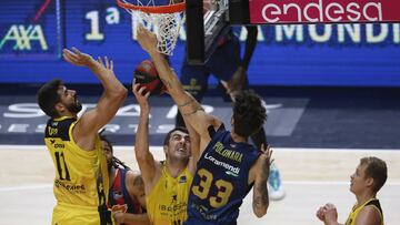 19/06/20 BALONCESTO BASKET
LIGA ENDESA LIGA ACB FASE FINAL VALENCIA
CORONAVIRUS COVID-19 JORNADA 2 GRUPO A
KIROLBET BASKONIA IBEROSTAR TENERIFE
GIOERGI SHERMADINI DANI DIEZ
