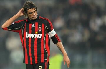 AC Milan's Paolo Maldini.