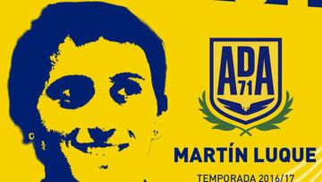 Mart&iacute;n Luque, nuevo jugador del Alcorc&oacute;n.