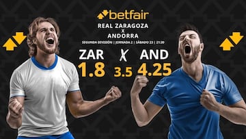 Real Zaragoza vs. FC Andorra: horario, dónde ver, estadísticas y pronósticos