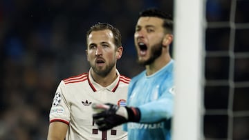 Kane durante el partido de Champions League contra el Feyernoord.