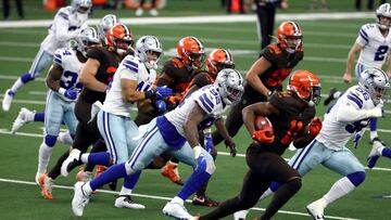 El equipo Dallas, ubicado como la peor defensa de la liga al permitir 36.5 puntos por encuentro, inció su primer cuarto del calendario con marca 1-3.