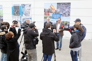 Luhnow y Llorente, durante su intervención ante los medios. 
