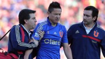 Gustavo Canales se lesionó el hombro ante San Marcos de Arica.