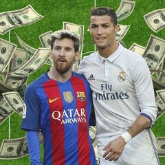 Mejor pagados: Cristiano gana 1.256€/h más que Messi