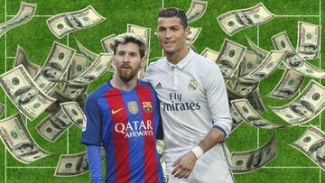Mejor pagados: Cristiano gana 1.256€/h más que Messi