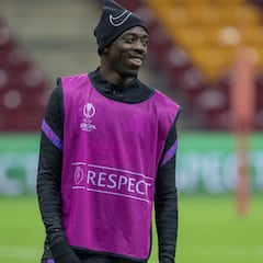 Sólo una huella de Dembélé en el Bernabéu