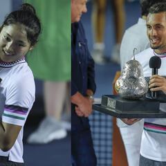 Kyrgios y Wang, campeones defensores del Abierto Mexicano