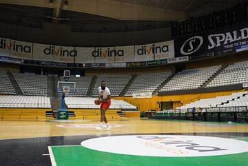 James Harden, en Badalona.