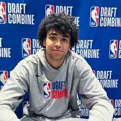 Izan Almansa se presenta al ‘draft’ de la NBA