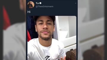 Horas después del adiós de Griezmann, su hermano hace un guiño a Neymar en Twitter