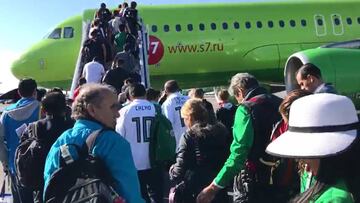 México llegó a Rostov cobijado por su afición