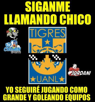 Chivas y Tigres acaparan los memes sabatinos
