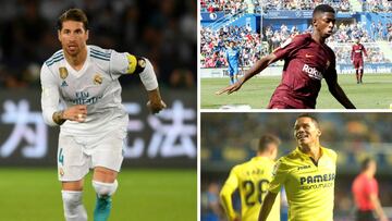 Lesionados, sancionados y apercibidos de LaLiga Santander.