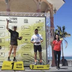 Miguel Sabah logra tercer lugar en competencia de triatlón