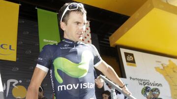 El ciclista del Movistar Gorka Izagirre.