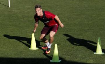 El primer día de Gameiro en el Atlético