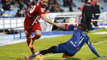 Juanfran, durante el partido.