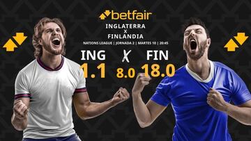 Inglaterra vs. Finlandia: horario, dónde ver, pronósticos y clasificación