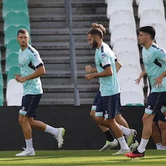 Guido, Pezzella y Abde ya están a las órdenes de Pellegrini