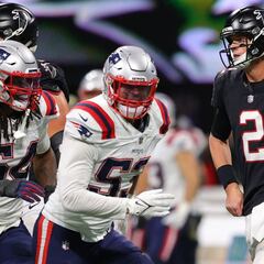 Patriots propinan blanqueada a domicilio a los Falcons