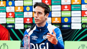 17/12/25 RUEDA DE PRENSA PREVIA CONFERENC E LEAGUE RAYO VALLECANO
IÑIGO PEREZ Y LEJEUNE