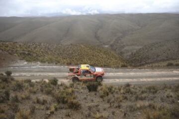 El checo Martin Prokop durante la quinta etapa entre Tupiza y Oruro.