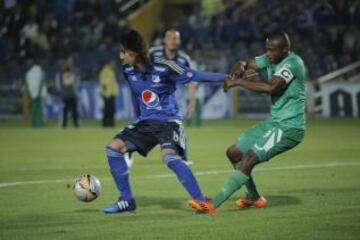 El debut de los dos equipos capitalinos en la Copa Águila. El juego bogotano fue animado por la parcial que en su mayoría fue azul.