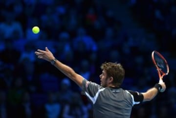 Stanislas Wawrinka venció a Marin Cilic en parciales de 6-3, 4-6, 6-3. El encuentro cerró el Grupo A del Masters de Londres. 