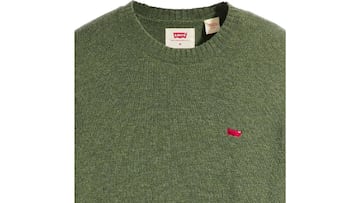 Jersey para hombre de Levi's en color verde disponible en Amazon.