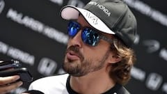 Fernando Alonso en Brasil.