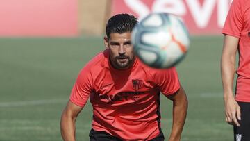 Nolito, en la pretemporada.