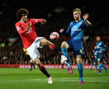 Alexis Sánchez celebró ante "Man-U"