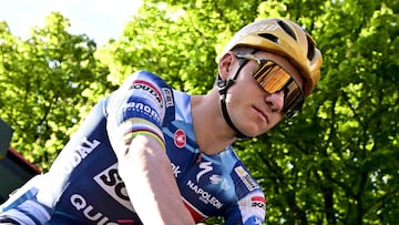 Remco Evenepoel, en la presentación de Lieja-Bastoña-Lieja.